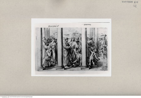 Vorderseite von  [http://creativecommons.org/publicdomain/mark/1.0/] Heiliger Petrus und heiliger Johannes - , bh257494. Foto.