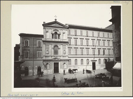 Vorderseite von Musei Vaticani [https://www.deutsche-digitale-bibliothek.de/content/lizenzen/rv-ez/] Collegio dei Ruteni - , bh257773_recto. Foto.