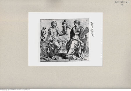 Vorderseite von  [http://creativecommons.org/publicdomain/mark/1.0/] Heiliger Hieronymus und heiliger Damaso - , bh257887. Foto.