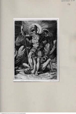 Vorderseite von  [http://creativecommons.org/publicdomain/mark/1.0/] Heiliger Michael - , bh257956. Foto.