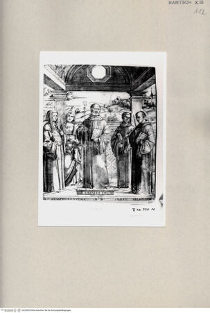 Vorderseite von  [http://creativecommons.org/publicdomain/mark/1.0/] Heiliger Benedikt und Heilige - , bh258038. Foto.