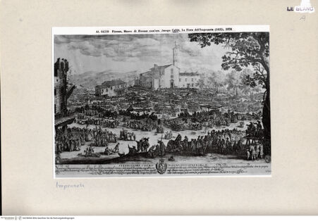 Vorderseite von Alinari [http://creativecommons.org/publicdomain/mark/1.0/] Der Jahrmarkt von Impruneta - , bh258506. Foto.