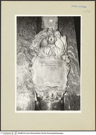 Vorderseite von unbekannt [https://www.deutsche-digitale-bibliothek.de/content/lizenzen/rv-fz/] Epitaph für Carlo Emanuele Vizzani - Gesamtansicht, bh258723_recto. Foto.