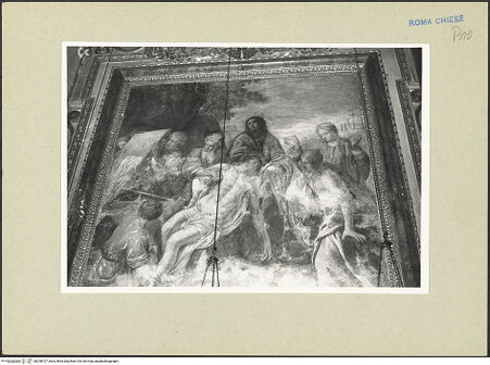 Vorderseite von unbekannt [https://www.deutsche-digitale-bibliothek.de/content/lizenzen/rv-ez/] Szenen der Passion ChristiGrablegung - , bh258727_recto. Foto: Fischer Pace, Ursula.