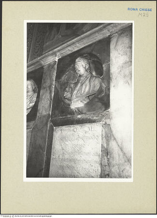 Vorderseite von unbekannt [https://www.deutsche-digitale-bibliothek.de/content/lizenzen/rv-ez/] Büsten der Familie FrangipaneBüste des Roberto Frangipane - , bh259678_recto. Foto: Fischer Pace, Ursula.