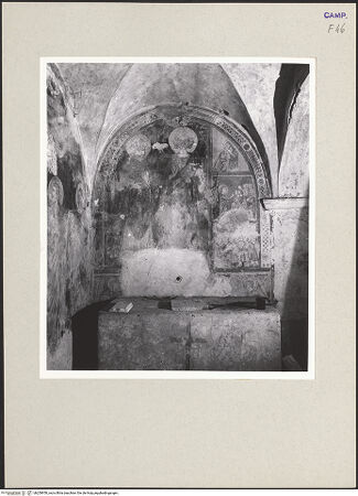 Vorderseite von Hutzel, Max [https://www.deutsche-digitale-bibliothek.de/content/lizenzen/rv-ez/] Zwei Heiligen und Szenen aus dem Leben Christi - Gesamtansicht, bh259950_recto. Foto: Hutzel, Max.