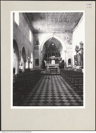 Vorderseite von Hutzel, Max [https://www.deutsche-digitale-bibliothek.de/content/lizenzen/rv-ez/] Chiesa della Pietà - Blick zum Chor, nach Osten, bh259965_recto. Foto: Hutzel, Max.