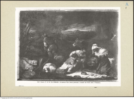 Vorderseite von Alinari [https://www.deutsche-digitale-bibliothek.de/content/lizenzen/rv-ez/] Ländliche Mahlzeit - , bh260353_recto. Foto.