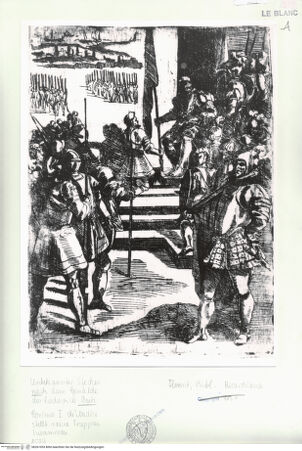 Vorderseite von unbekannt [http://creativecommons.org/publicdomain/mark/1.0/] Cosimo I. de Medici stellt seine Truppen zusammen - , bh261053. Foto.