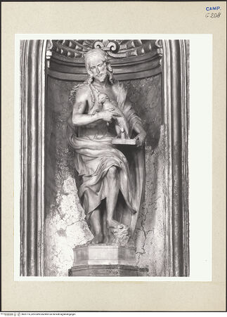 Vorderseite von Courtauld Institute of Art [https://www.deutsche-digitale-bibliothek.de/content/lizenzen/rv-ez/] Altar des heiligen Johannes des Täufers - Johannes der Täufer, bh261176_recto. Foto.