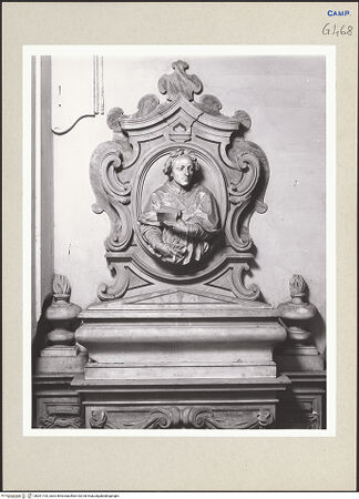 Vorderseite von Courtauld Institute of Art [https://www.deutsche-digitale-bibliothek.de/content/lizenzen/rv-ez/] Grabmal des Alessandro Vicentini - Porträt des Alessandro Vicentini, bh261193_recto. Foto.