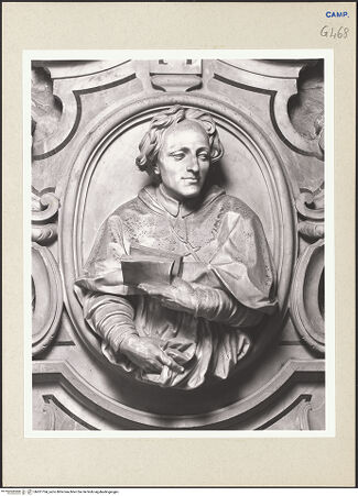 Vorderseite von Courtauld Institute of Art [https://www.deutsche-digitale-bibliothek.de/content/lizenzen/rv-ez/] Grabmal des Alessandro Vicentini - Porträt des Alessandro Vicentini, bh261194_recto. Foto.