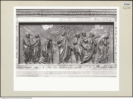 Vorderseite von Courtauld Institute of Art [https://www.deutsche-digitale-bibliothek.de/content/lizenzen/rv-ez/] HauptaltarPropheten, Emmausmahl, Abendmahl, Erscheinung Christi (?) - Erscheinung Christi (?), bh261209_recto. Foto.