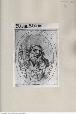 Vorderseite von  [http://creativecommons.org/publicdomain/mark/1.0/] Heiliger Jakobus - , bh262355. Foto.