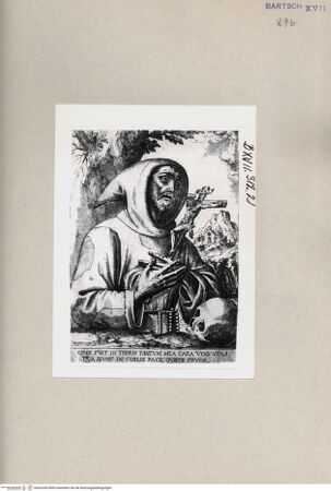 Vorderseite von  [http://creativecommons.org/publicdomain/mark/1.0/] Heiliger Franziskus von Assisi - , bh262455. Foto.