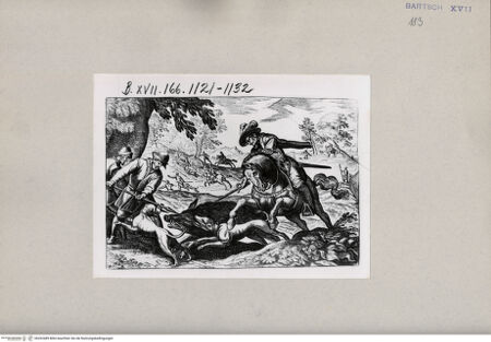 Vorderseite von  [http://creativecommons.org/publicdomain/mark/1.0/] Jagd - , bh262489. Foto.