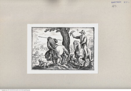 Vorderseite von  [http://creativecommons.org/publicdomain/mark/1.0/] Jagd - , bh262690. Foto.