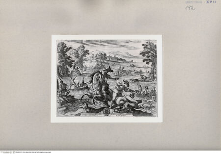 Vorderseite von  [http://creativecommons.org/publicdomain/mark/1.0/] Jagd - , bh262693. Foto.