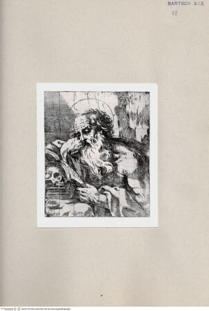 Vorderseite von  [http://creativecommons.org/publicdomain/mark/1.0/] Heiliger Hieronymus - , bh262700. Foto.