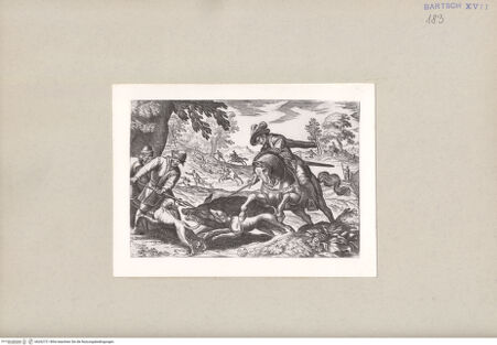 Vorderseite von  [http://creativecommons.org/publicdomain/mark/1.0/] Jagd - , bh262721. Foto.