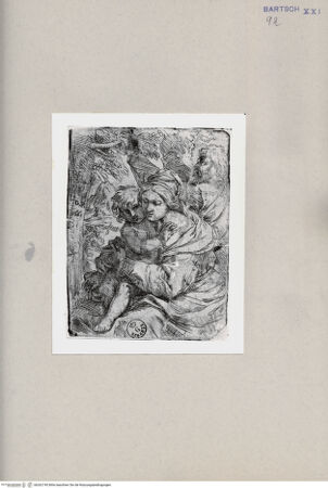 Vorderseite von  [http://creativecommons.org/publicdomain/mark/1.0/] Heilige Familie - , bh262745. Foto.