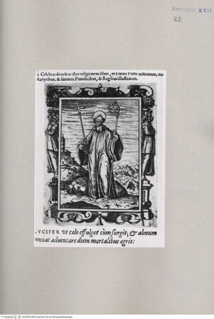 Vorderseite von  [http://creativecommons.org/publicdomain/mark/1.0/] Heiliger Benedikt - , bh263034. Foto.