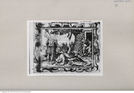 Vorderseite von  [http://creativecommons.org/publicdomain/mark/1.0/] Martyrium der heiligen Margherita - , bh263038. Foto.