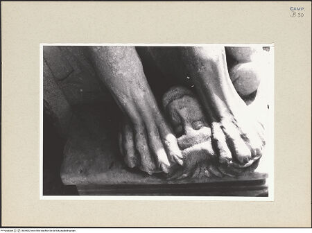 Vorderseite von Pace, Valentino [https://www.deutsche-digitale-bibliothek.de/content/lizenzen/rv-ez/] PortalLöwen - Rechter Löwe, Detail, bh264002_recto. Foto: Pace, Valentino.