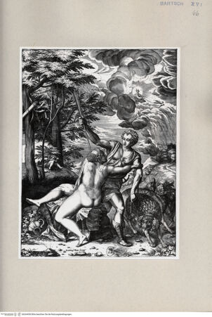 Vorderseite von  [http://creativecommons.org/publicdomain/mark/1.0/] Venus und Adonis - , bh264456. Foto.