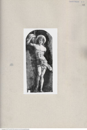 Vorderseite von  [http://creativecommons.org/publicdomain/mark/1.0/] Heiliger Sebastian - , bh264459. Foto.