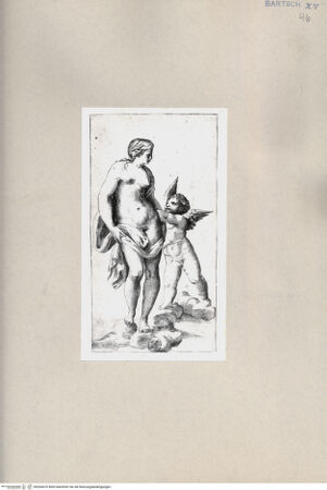 Vorderseite von  [http://creativecommons.org/publicdomain/mark/1.0/] Venus und Cupido - , bh264470. Foto.