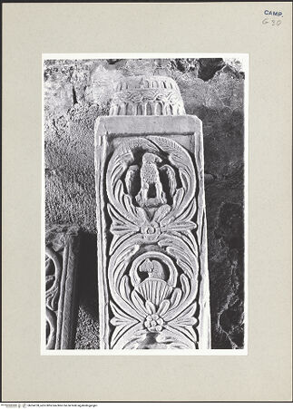 Vorderseite von Pace, Valentino [https://www.deutsche-digitale-bibliothek.de/content/lizenzen/rv-ez/] Pfeiler mit floralem Ornament und Tiere - Detail eines Pfeilers, bh264728_recto. Foto: Pace, Valentino.