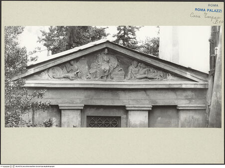 Vorderseite von Bibliotheca Hertziana [https://www.deutsche-digitale-bibliothek.de/content/lizenzen/rv-fz/] Personifikation der Roma - Gesamtansicht, bh265795_recto. Foto.