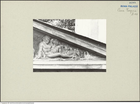 Vorderseite von Bibliotheca Hertziana [https://www.deutsche-digitale-bibliothek.de/content/lizenzen/rv-fz/] Personifikation der Roma - Gesamtansicht, bh265796_recto. Foto.