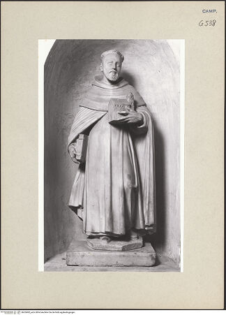 Vorderseite von Courtauld Institute of Art [https://www.deutsche-digitale-bibliothek.de/content/lizenzen/rv-ez/] Hl. Dominikus - Gesamtansicht, bh265882_recto. Foto.