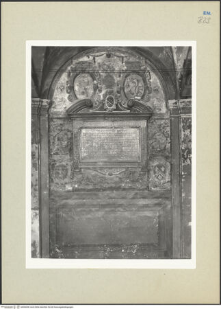 Vorderseite von Alinari [https://www.deutsche-digitale-bibliothek.de/content/lizenzen/rv-ez/] Gedenktafel für Flaminio Rota - Gesamtansicht, bh266248_recto. Foto: Villani.