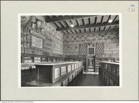 Vorderseite von Alinari [https://www.deutsche-digitale-bibliothek.de/content/lizenzen/rv-ez/] ArchiginnasioSala VI - Innenansicht, bh266249_recto. Foto: Villani.