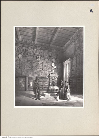 Vorderseite von Alinari [https://www.deutsche-digitale-bibliothek.de/content/lizenzen/rv-ez/] "Sala a Tramontana" des Archiginnasio von Bologna - Gesamtansicht, bh266267_recto. Foto: Villani.