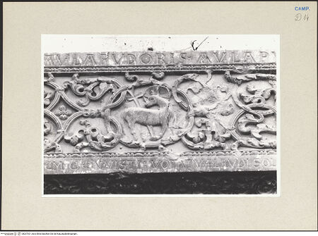 Vorderseite von Pace, Valentino [https://www.deutsche-digitale-bibliothek.de/content/lizenzen/rv-ez/] Porta Maggiore - Detail, bh267301_recto. Foto: Pace, Valentino.