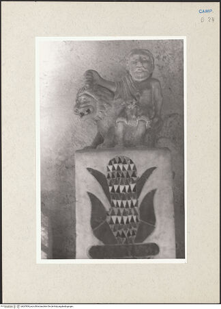 Vorderseite von Pace, Valentino [https://www.deutsche-digitale-bibliothek.de/content/lizenzen/rv-ez/] Fragmente einer KanzelDekorierte Säule mit Gruppe (Samson oder David unterwirft einen Löwen) - Detail, Gruppe, bh267854_recto. Foto: Pace, Valentino.