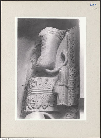 Vorderseite von Pace, Valentino [https://www.deutsche-digitale-bibliothek.de/content/lizenzen/rv-ez/] Kapitell mit Löwen - Detail mit Löwe, bh270793_recto. Foto: Pace, Valentino.