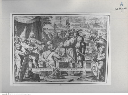 Vorderseite von Bibliotheca Hertziana [http://creativecommons.org/publicdomain/mark/1.0/] "Munit et arcet" - , bh271943. Foto.