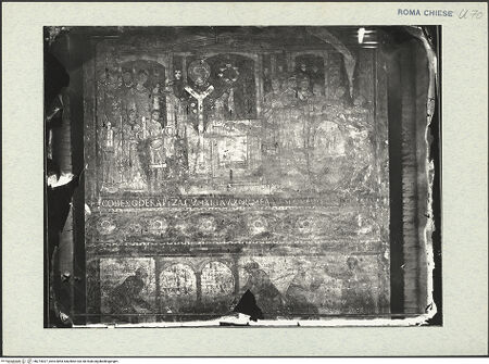 Vorderseite von Fototeca Unione [https://www.deutsche-digitale-bibliothek.de/content/lizenzen/rv-ez/] Szenen aus dem Leben des heiligen KlemensDie Messe des heiligen Klemens - , bh274027_recto. Foto.