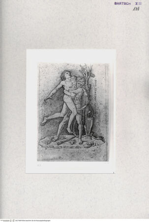 Vorderseite von  [http://creativecommons.org/publicdomain/mark/1.0/] Herkules und Anthäus - , bh274689. Foto.