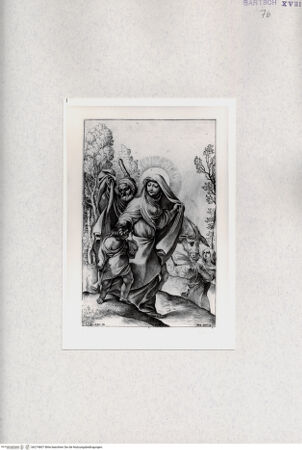 Vorderseite von  [http://creativecommons.org/publicdomain/mark/1.0/] Flucht nach Ägypten - , bh274807. Foto.