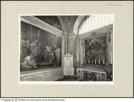 Vorderseite von Vasari [https://www.deutsche-digitale-bibliothek.de/content/lizenzen/rv-ez/] Santa Maria in AracoeliCappella di San Matteo - Ost-West Ecke, bh278000_recto. Foto.