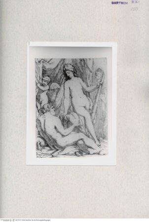 Vorderseite von  [http://creativecommons.org/publicdomain/mark/1.0/] Herkules und Omphale - , bh279131. Foto.