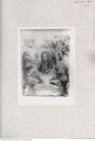 Vorderseite von  [http://creativecommons.org/publicdomain/mark/1.0/] Bildnis des Ferdinando Galli Bibiena - , bh279244. Foto.