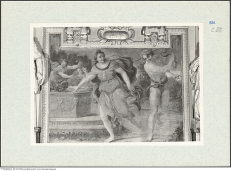 Vorderseite von Villani (Bologna) [https://www.deutsche-digitale-bibliothek.de/content/lizenzen/rv-ez/] Die Geschichte von Romulus und RemusLudi Lupercali - Gesamtansicht, bh279855_recto. Foto.