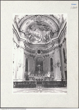 Vorderseite von Bösel, Richard [https://www.deutsche-digitale-bibliothek.de/content/lizenzen/rv-fz/] Chiesa della Nunziatella - Apsis, bh281196_recto. Foto: Bösel, Richard.